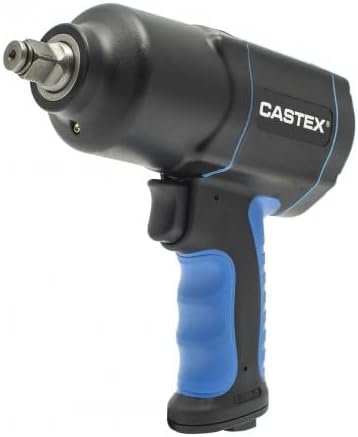 CASTEX Clé à chocs pneumatique 1/2" 1600 Nm TWIN HAMMER – légère, puissante, réglage du couple, rotation gauche/droite – modèle PCAS-001
