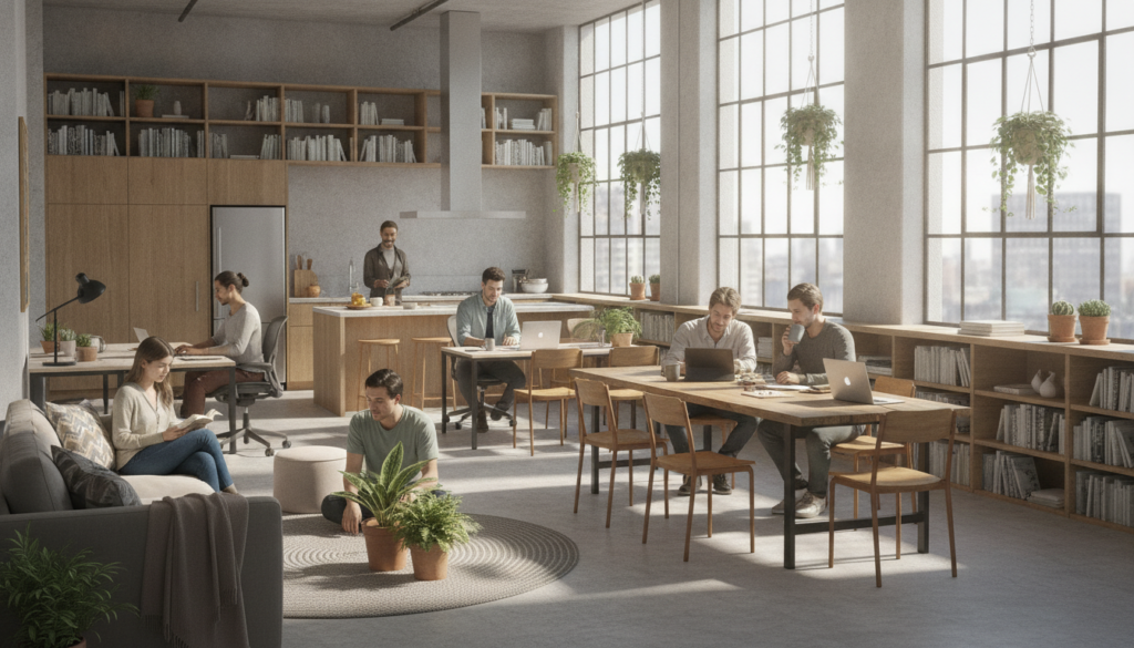découvrez le coliving, la nouvelle tendance d'habitat partagé qui révolutionne le secteur immobilier en offrant convivialité, flexibilité et économie.