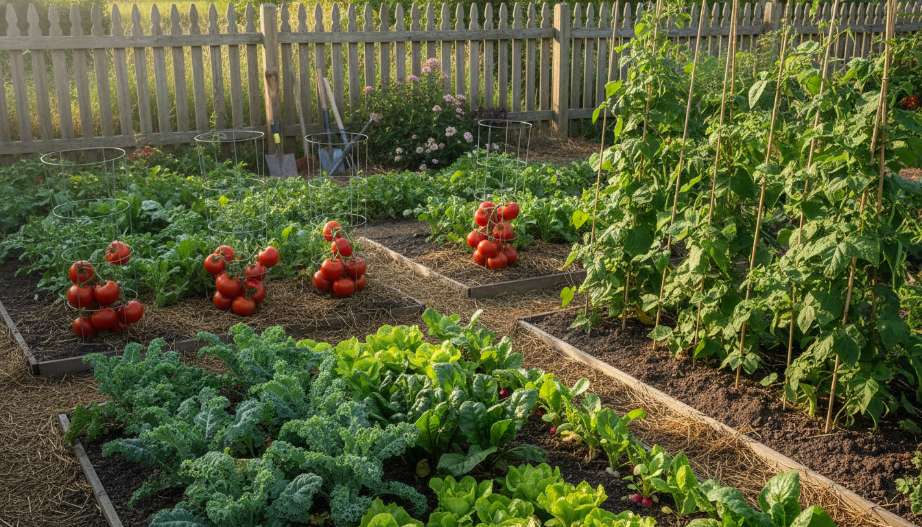 Potager : nos conseils pour bien placer vos légumes dans le jardin