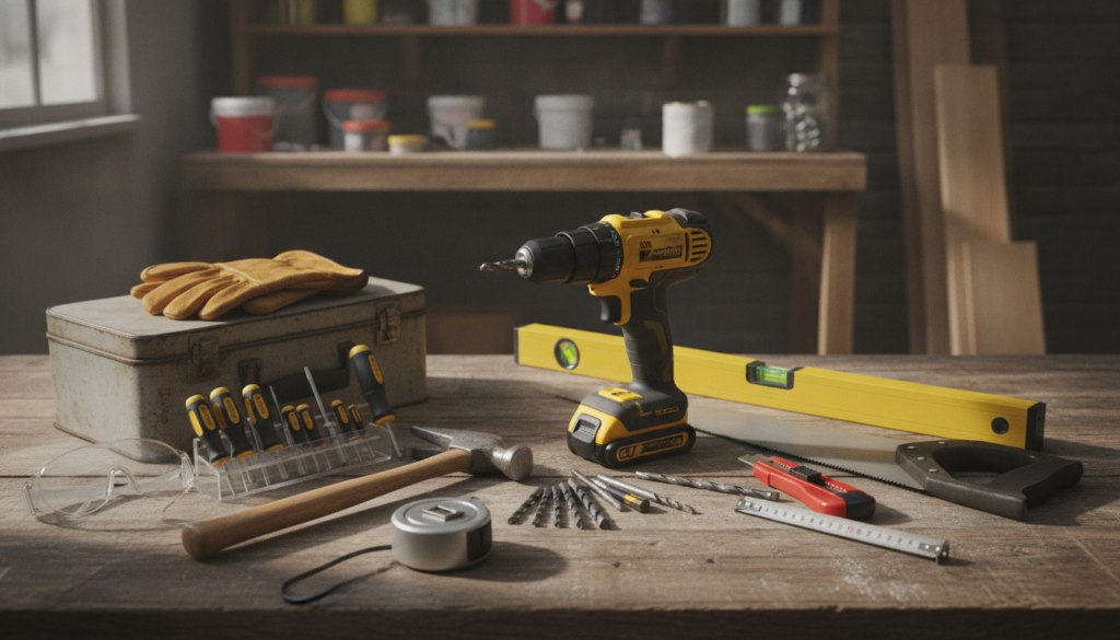 découvrez les équipements indispensables pour réussir tous vos travaux de bricolage en toute sécurité et efficacité.
