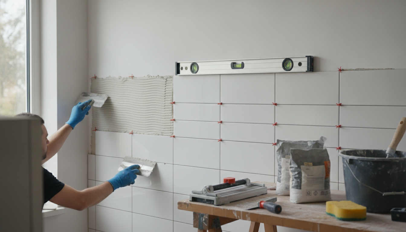 Carrelage mural : guide étape par étape pour une pose réussie