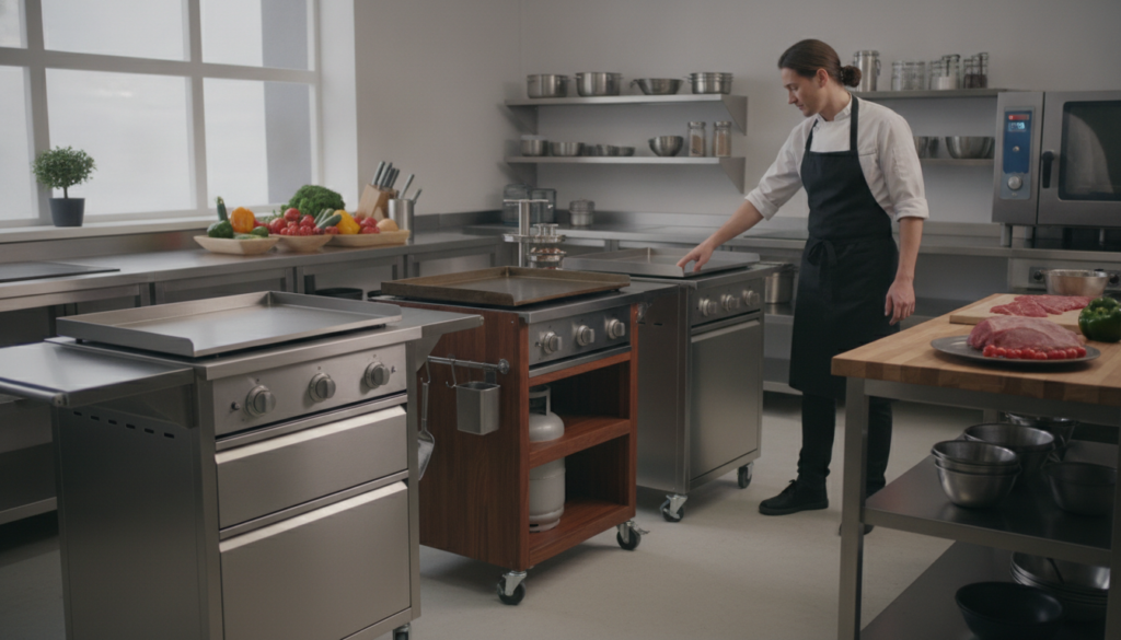 découvrez nos conseils pour choisir le chariot à plancha idéal, alliant praticité, design et résistance pour des repas conviviaux réussis.