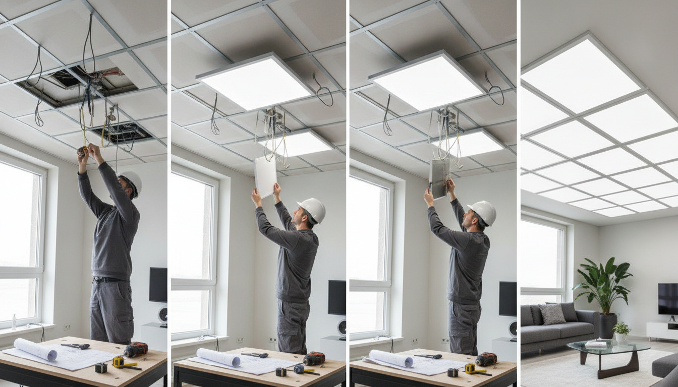 Plafond lumineux : quelles sont les étapes de pose à connaître ?